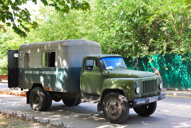 Военный ГАЗ-53 фургон