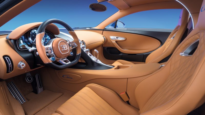 Bugatti Chiron 2018 салон