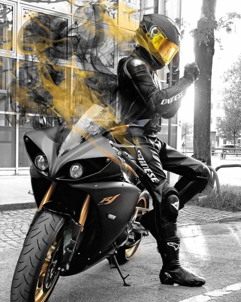 Yamaha r1 мото Райдер