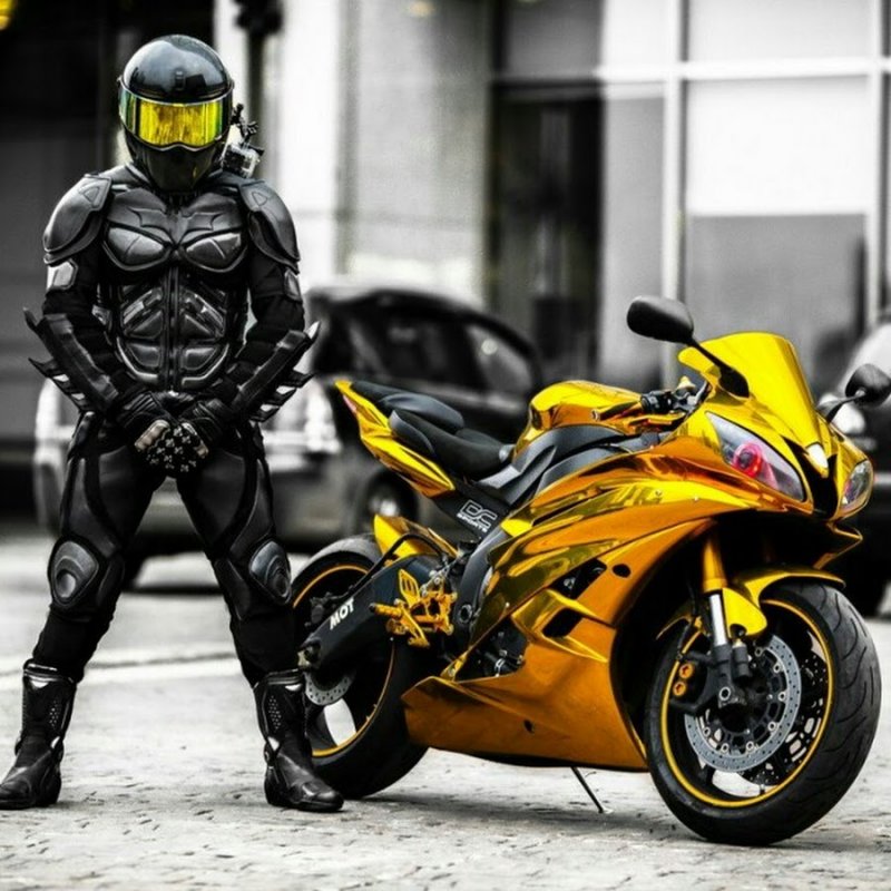 Yamaha r6 Золотая