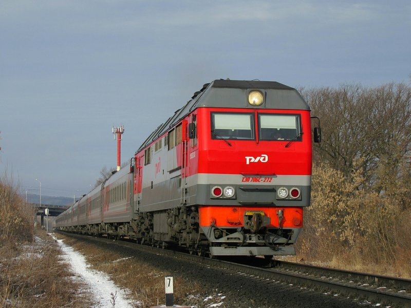 Тепловоз тэп70бс 338