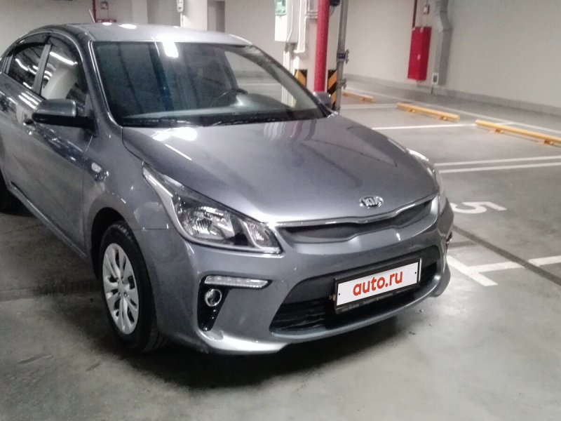 Kia Rio 2021 цвет серый