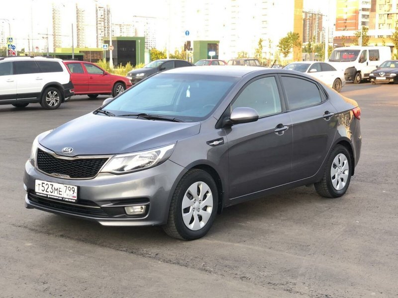 Kia Rio, 2014 серый