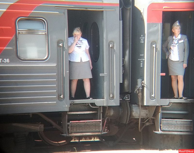 Проводница фирменного поезда