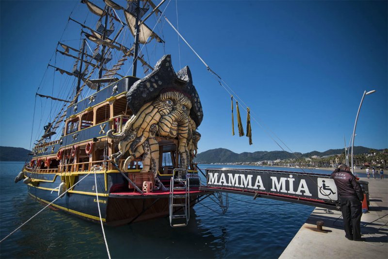Пиратский корабль Мармарис