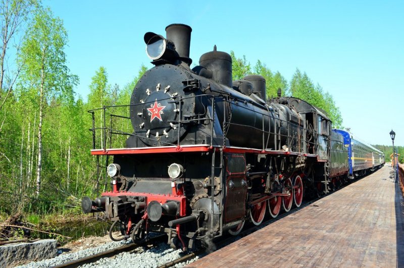 Паровоз Сортавала Рускеала