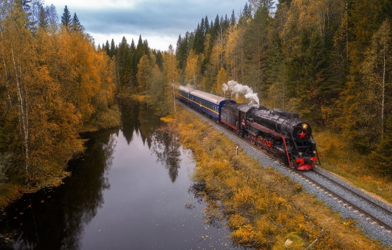 Паровоз Сортавала Рускеала
