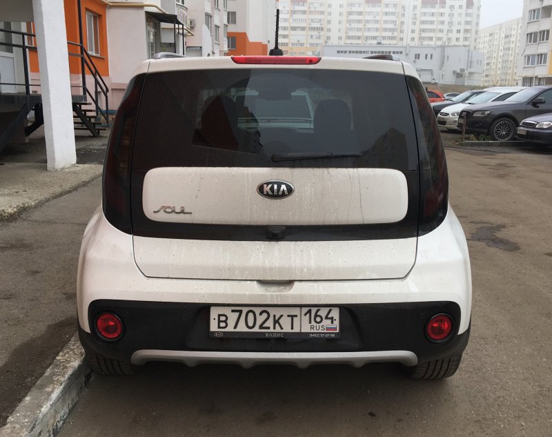 Kia Soul тонировка фар