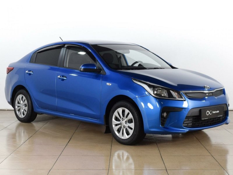 Kia Rio 2017 синий