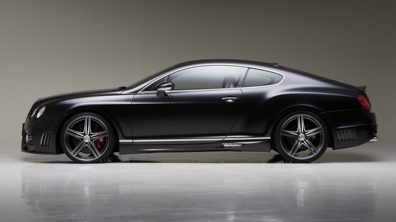 Bentley Continental gt 2008 Black Bison