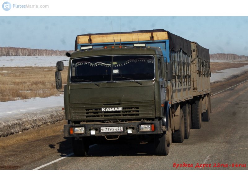 КАМАЗ 53212 дорога Батагай