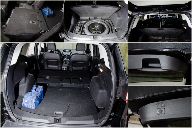 Ford Kuga габариты багажника