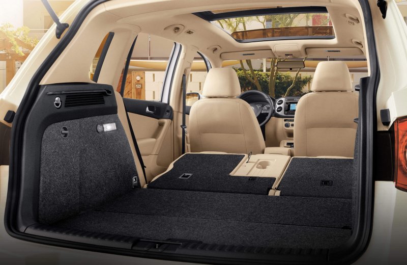 VW Tiguan 2015 салон сзади