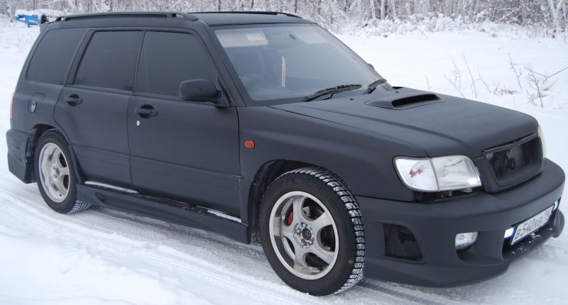 Subaru Forester sf5 черный матовый