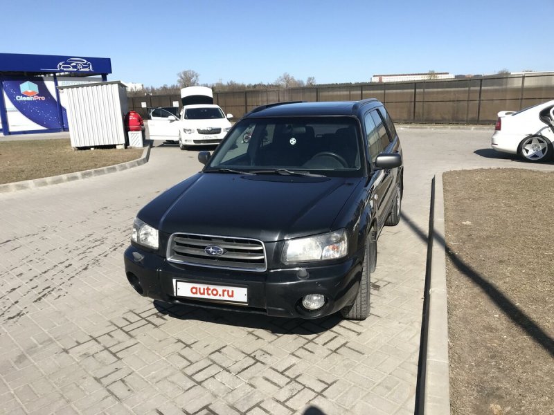 Субару Форестер 2004 черный