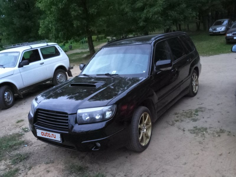 Субару форестор 2006 чёрный