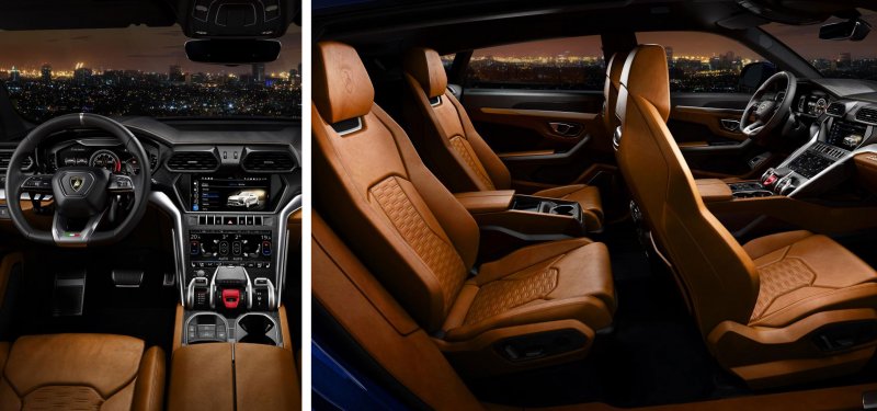 Lamborghini Urus 2021 салон