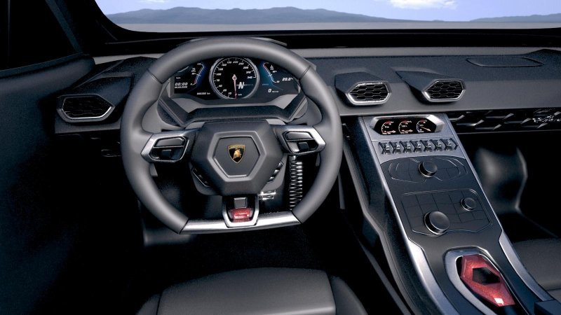 Lamborghini Urus 2020 интерьер