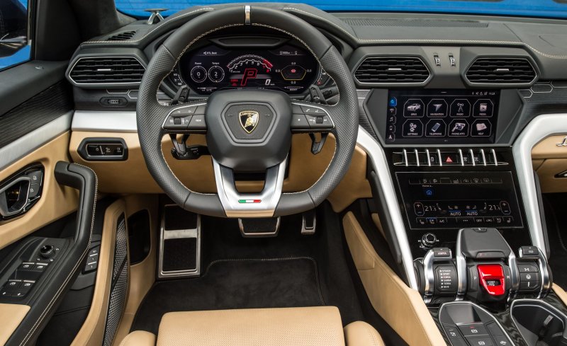 Lamborghini Urus 2021 салон