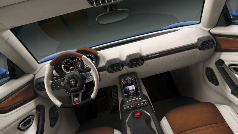 Lamborghini Urus черный салон