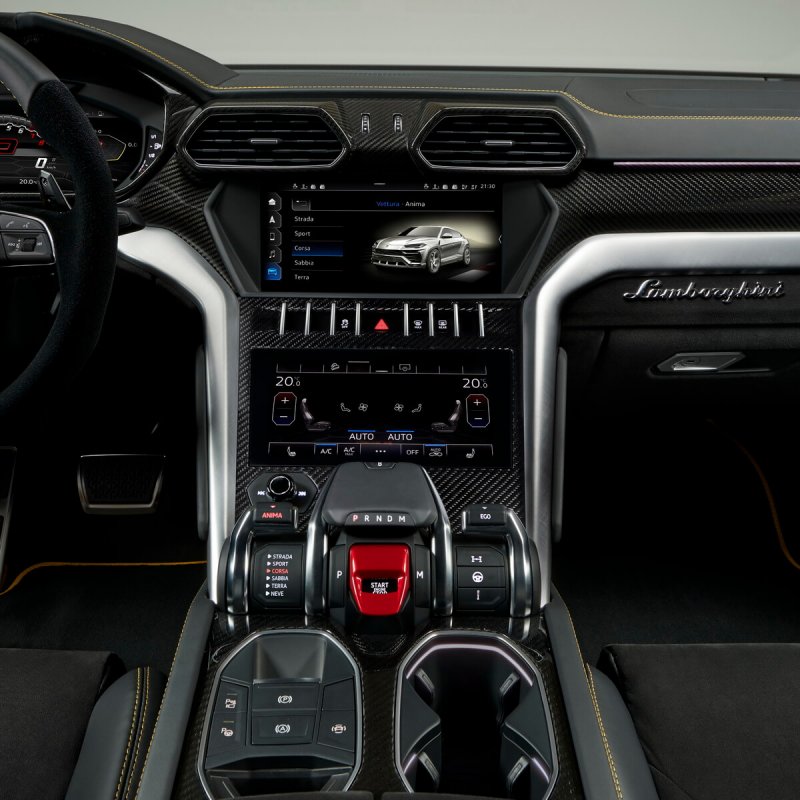 Lamborghini Urus 2019 Black салон