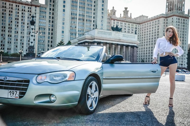 Фотосессия с кабриолетом