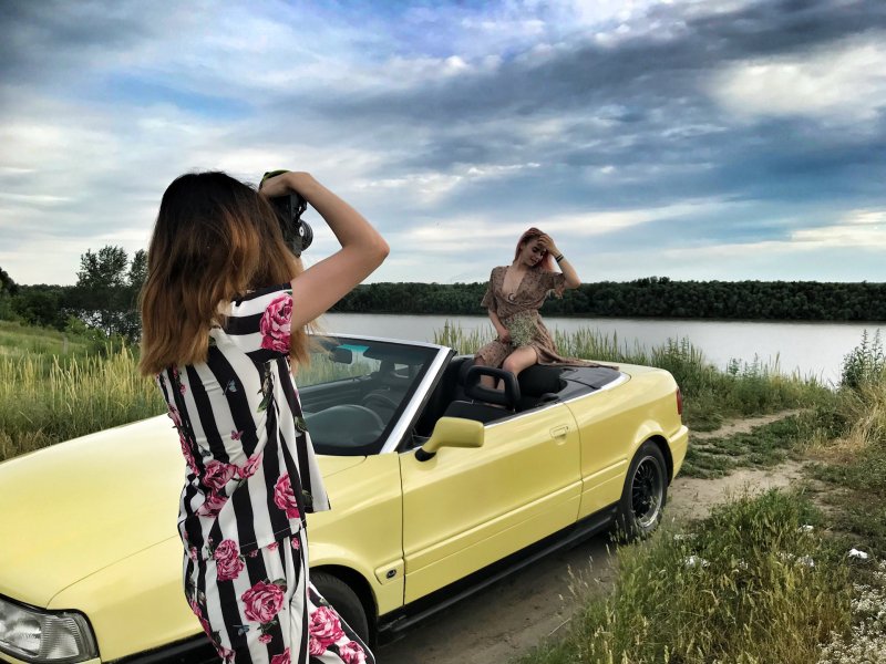Фотосессия с кабриолетом