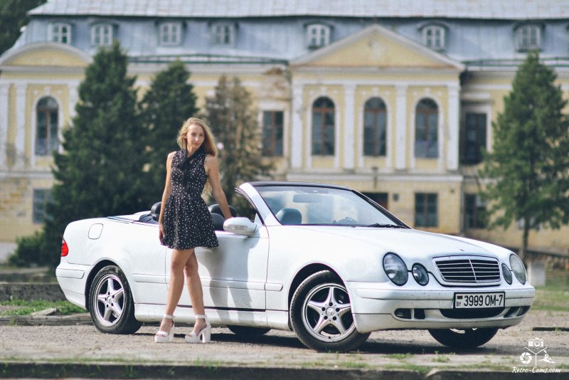 Фотосессия возле кабриолета