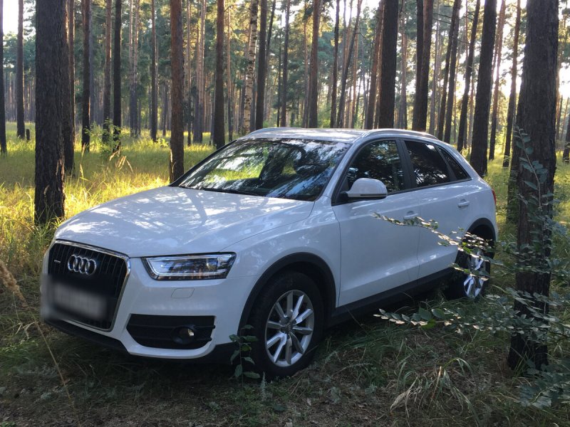 Audi q3 2013 белая