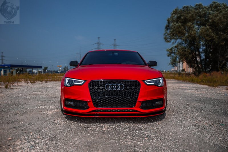 Audi a5 красная