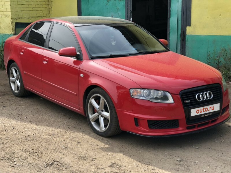 Audi a4 b7 красная