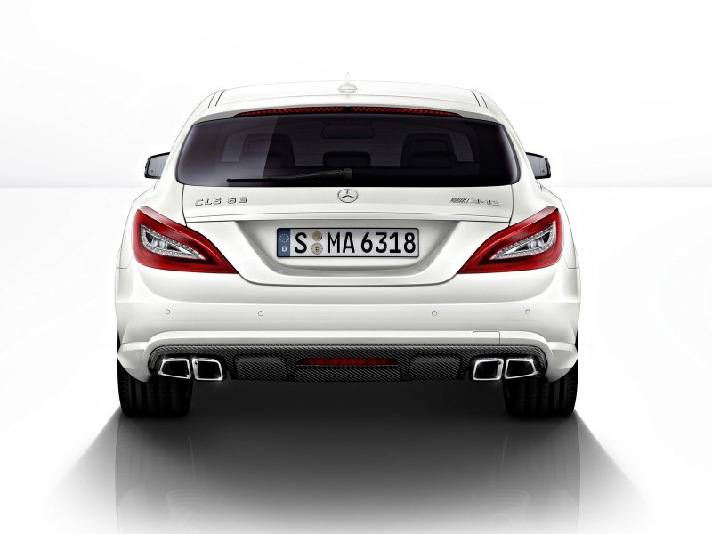 Mercedes CLS 218 вид сзади