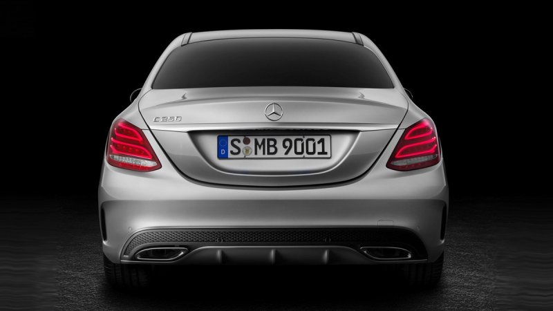 Mercedes w205 сзади