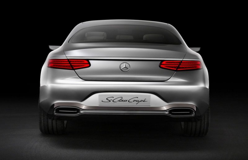 Mercedes s class Coupe AMG сзади