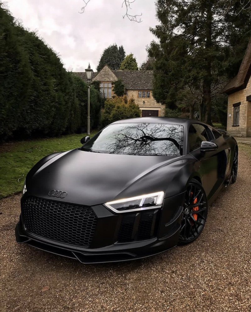 Ауди r8 черная
