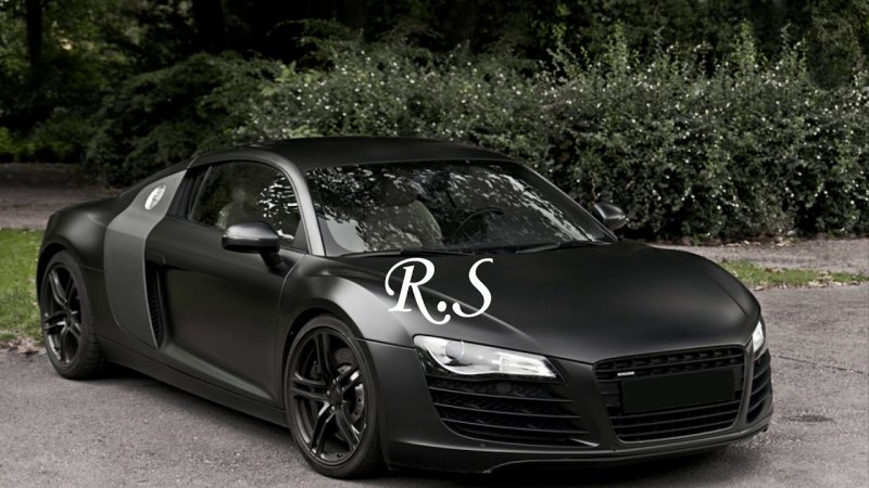 Audi r8 v10 черная матовая
