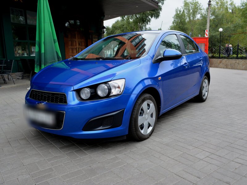 Chevrolet Aveo 2012 синий
