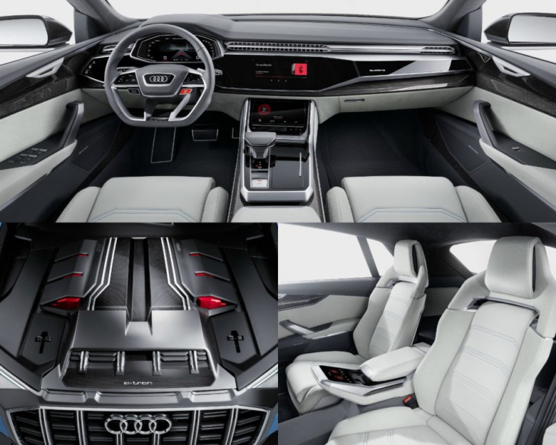 Q8 Audi 2018 салон