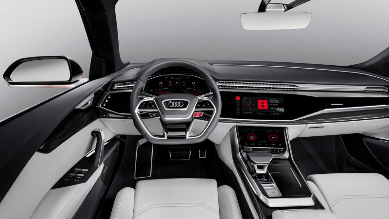 Audi q8 2020 салон
