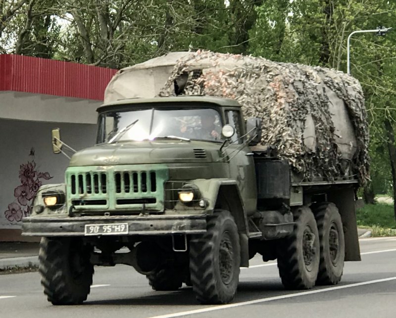 ЗИЛ 131 С буровой установкой