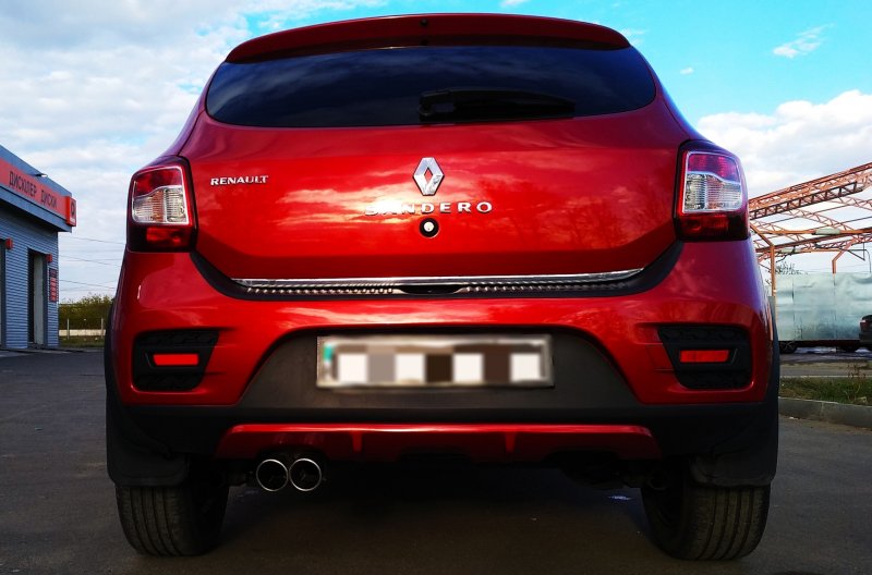 Renault Sandero Stepway 2 выхлоп
