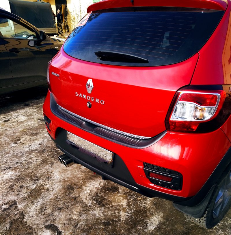 Renault Sandero Stepway 2 выхлоп