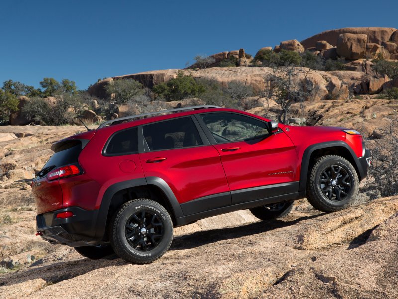 Jeep Grand Cherokee Trailhawk красный