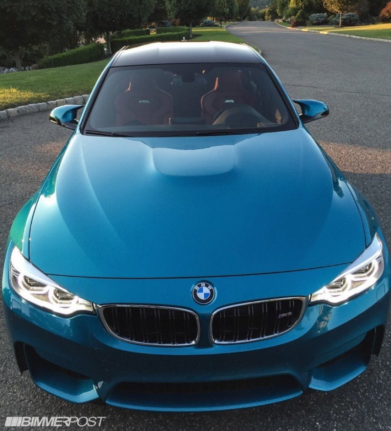 BMW m3 Blue 2017