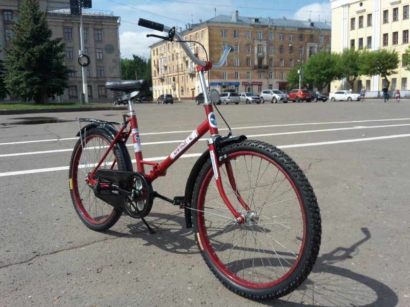 Велосипед салют с мотором