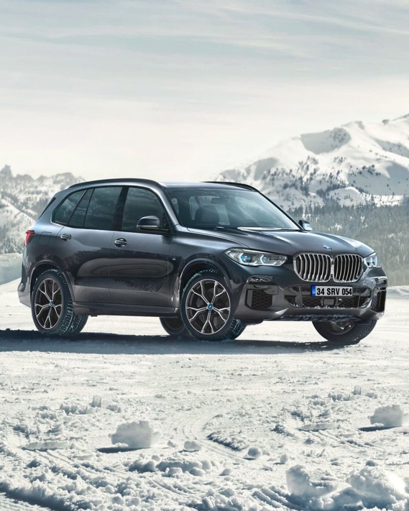 BMW x5 g05 Арктический серый