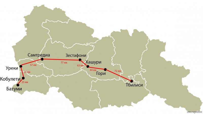 Железная дорога в Батуми