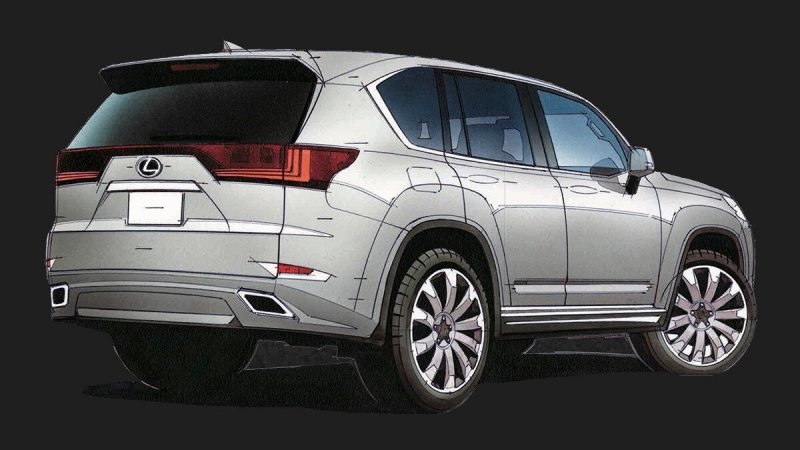 Новый Lexus LX 570 2022
