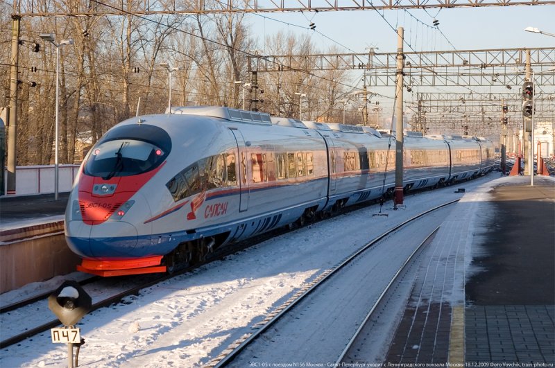 Сапсан электропоезд Москва Санкт-Петербург