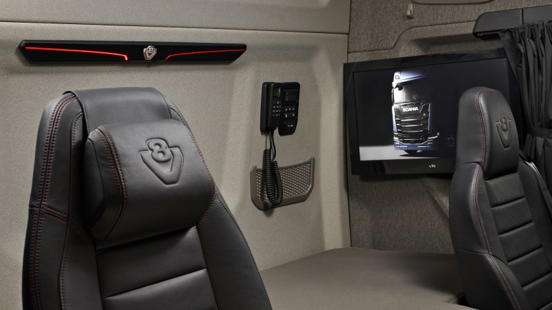 Скания тягач 730 s салон